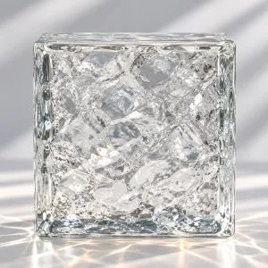 Clear Rock Half Glass Brick thumbnail image